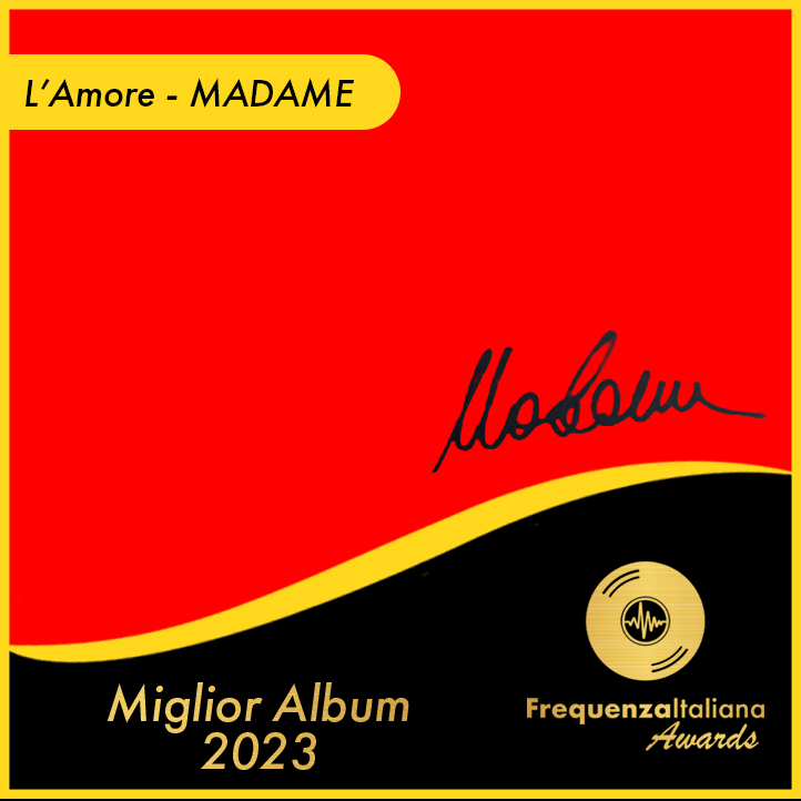 Frequenza Italiana: Il Premio per il Miglior Album va a Madame per “L’Amore”